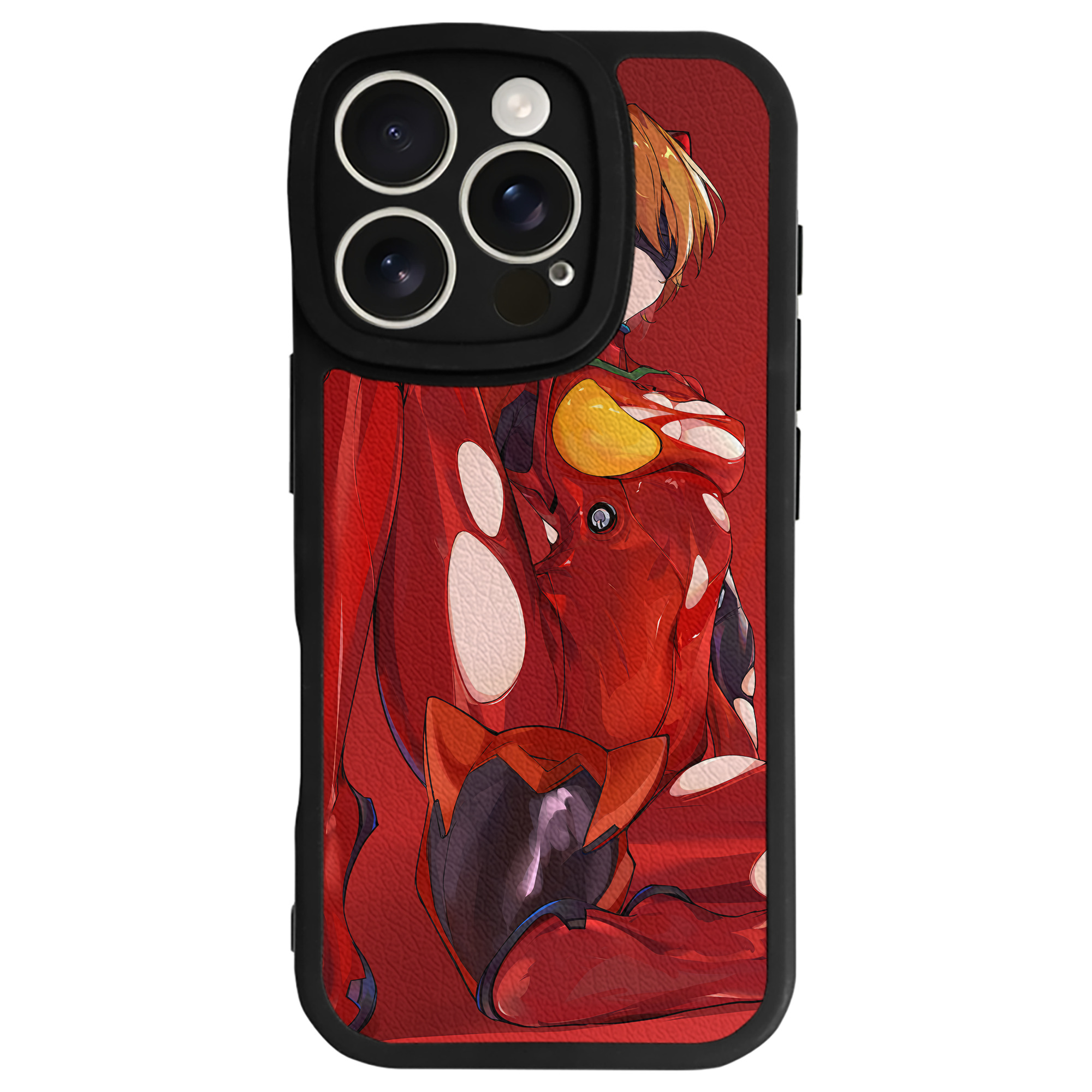 （画像用） EVA 新世紀エヴァンゲリオン 【iPhone 16シリーズ対応】シリコンスマホケース（レザー調） 材質：シリコン